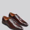 Butterfly Brogues </br></br><i>Chestnut</i> - Image 4