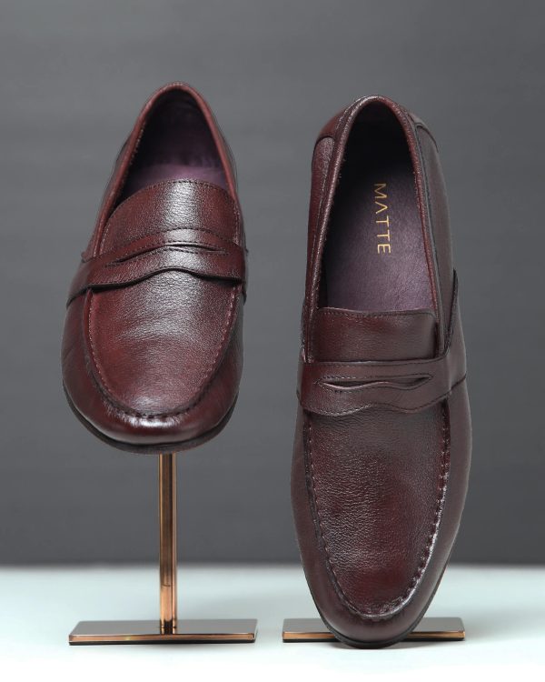Tai Chi Loafers</br></br><i>Cherry</i>
