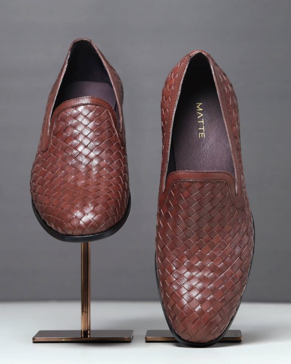 Luxury Maharaja Moccasins</br></br><i>Chestnut</i>