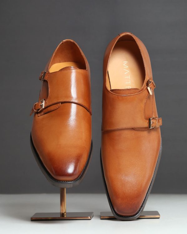 Mandorla Monk Strap</br></br><i>Almond</i>