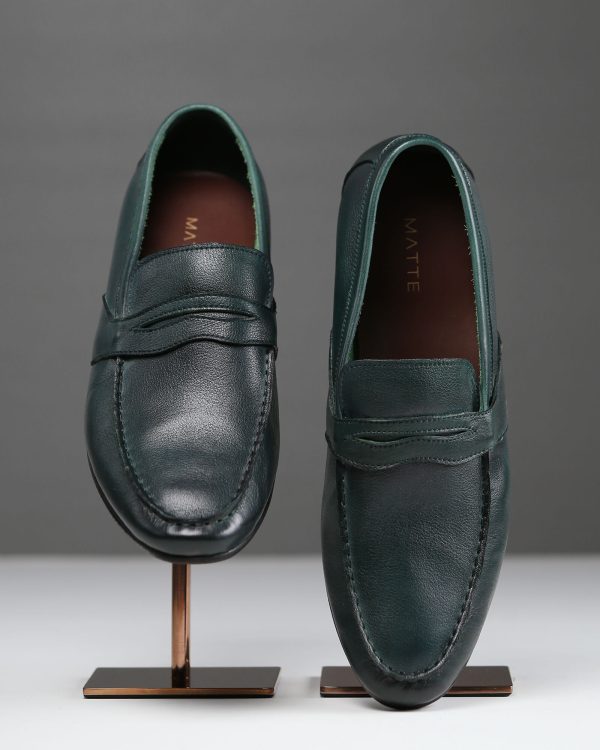 Tai Chi Loafers</br></br><i>Forest Green</i>