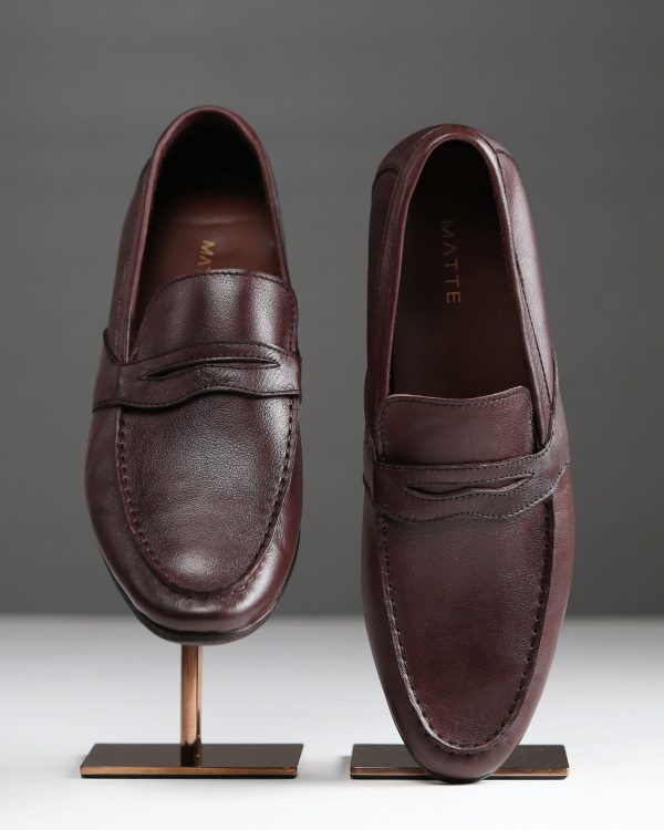 Tai Chi Loafers</br></br><i>Cherry</i>