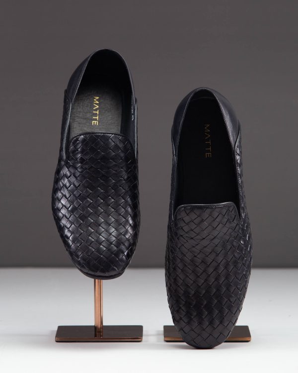 Maharaja Moccasin Mules</br></br><i>Blackberry</i>